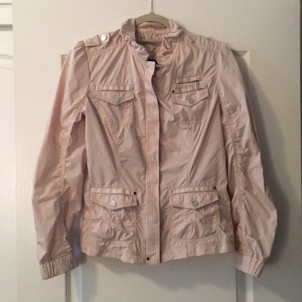 Beige zip-up jacket